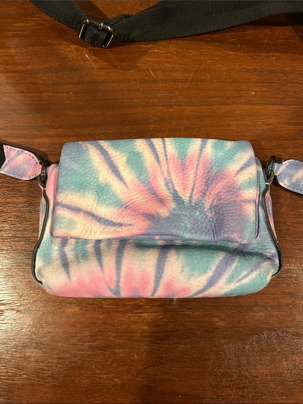 Aimee Kestenberg Tie-Dye Leather Crossbody bag
